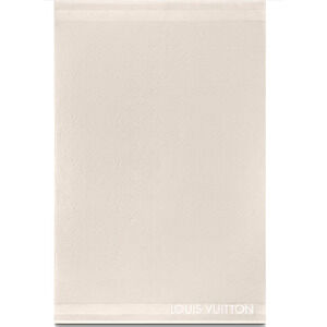 Louis Vuitton Drap Bain LVacation Creme Monogram Classic Logo Bath Beach Towel